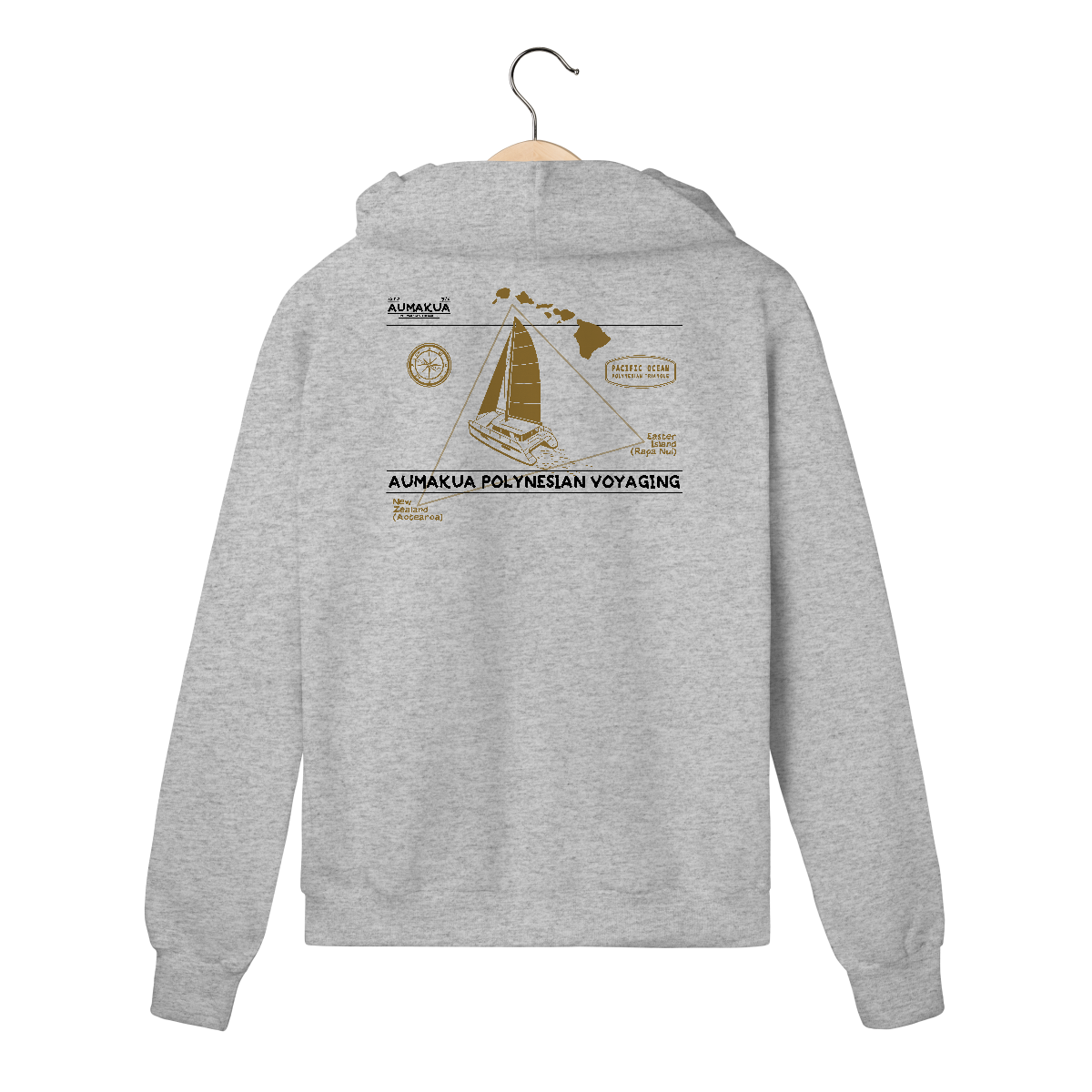 Moletom Cinza Premium Aumakua Polinésia
