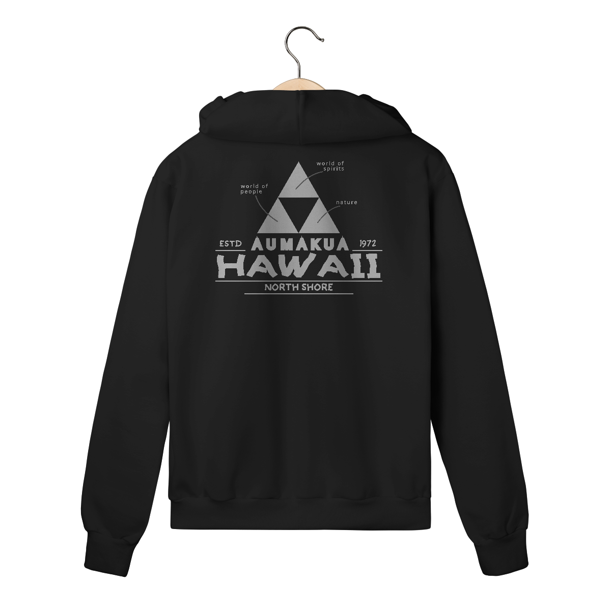 Moletom Preto Premium Aumakua Lokahi