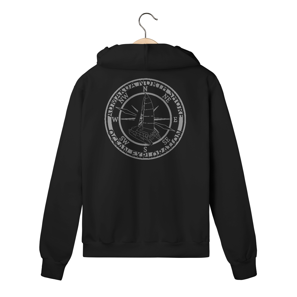 Moletom Preto Premium Aumakua Catamarã