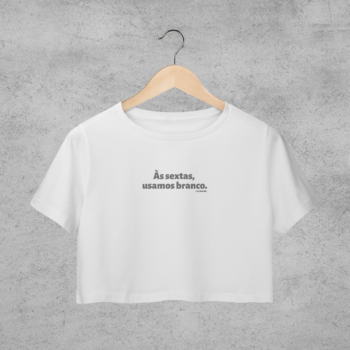 Cropped - As sextas usamos branco