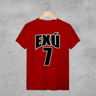 Camiseta Basqueteira Vermelha - Exú Laroyê