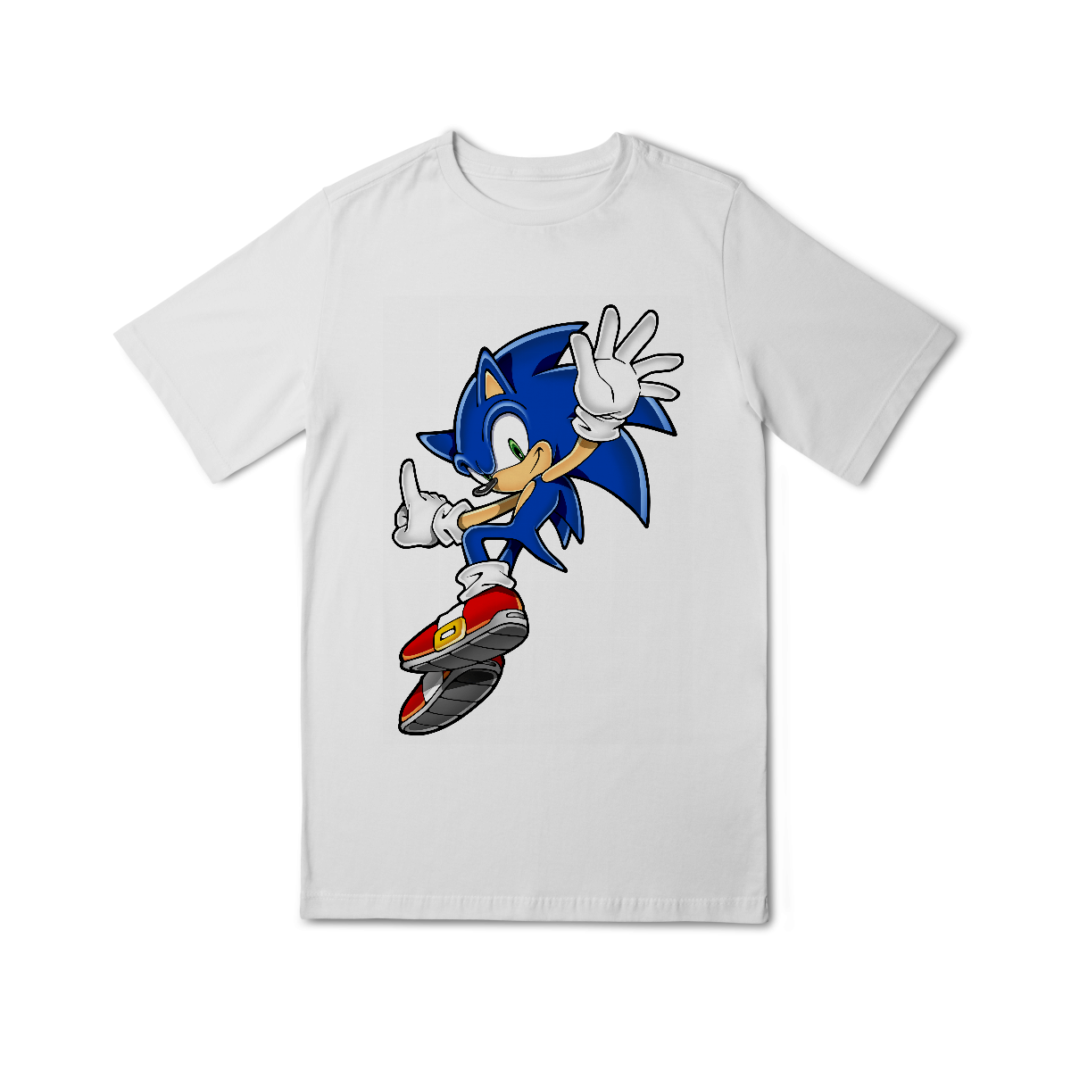 Camisa Quality Infantil (10 a 14) Sonic