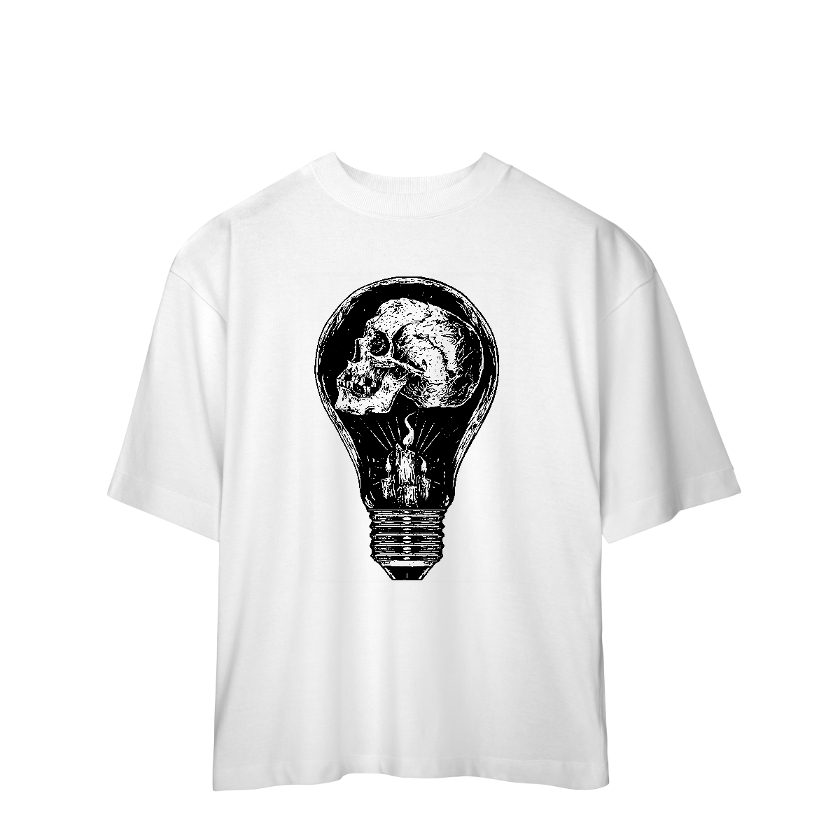 Camisa Oversized Caveira lampada