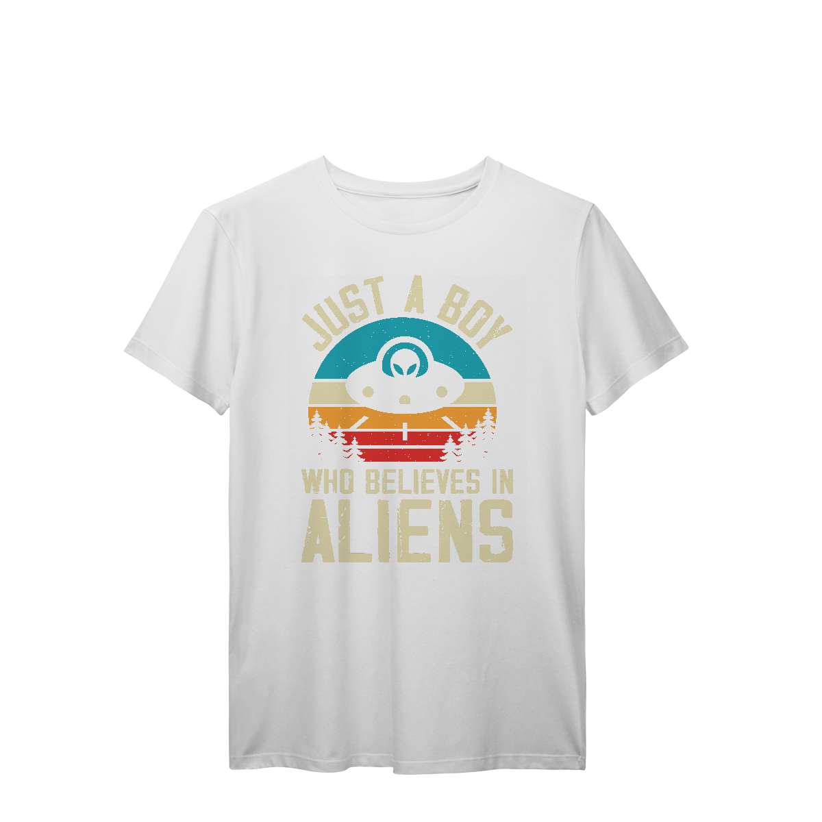 Camisa T-Shirt Prime Just A boy Who Believes in Aliens