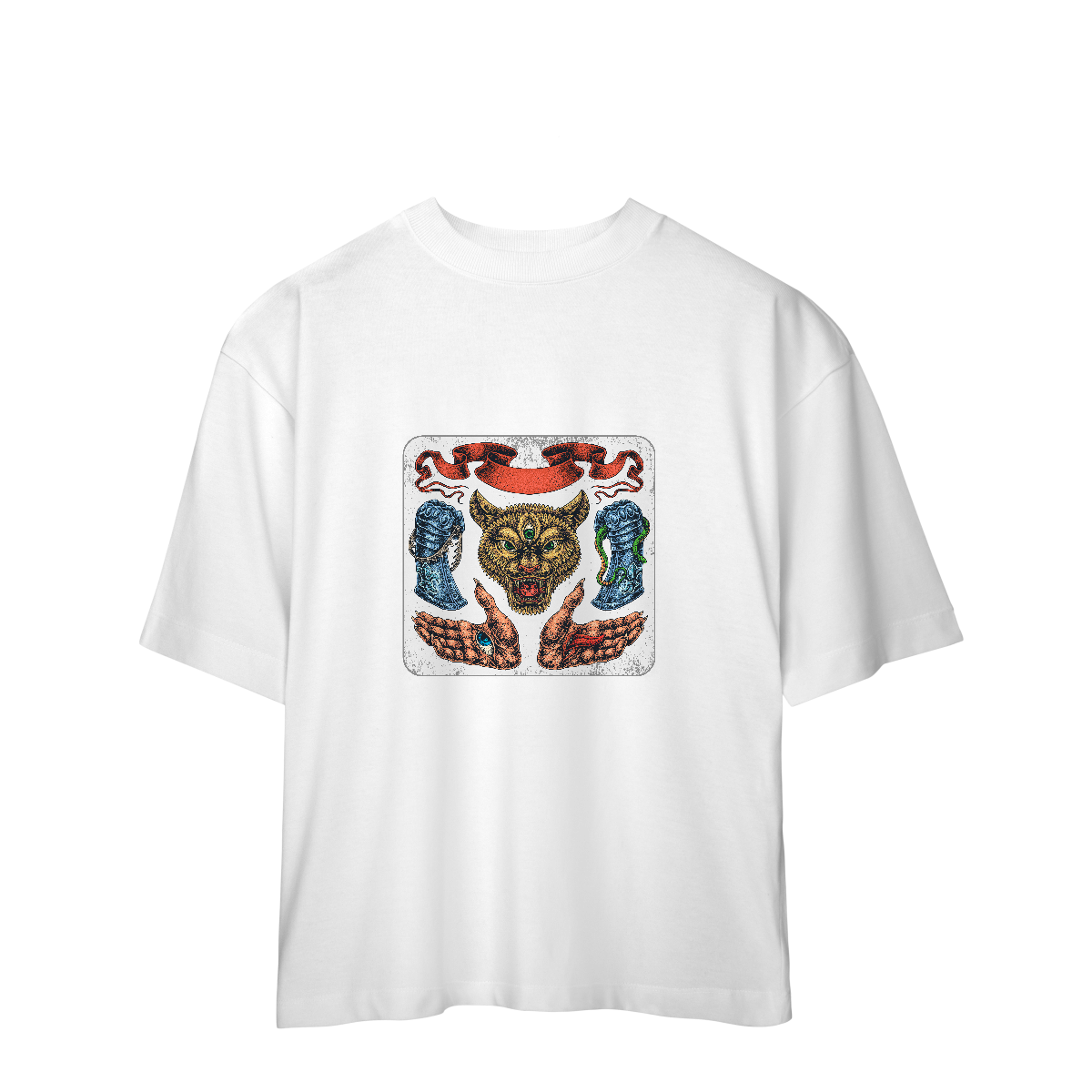 Camiseta Oversized neotradicional/ocultista
