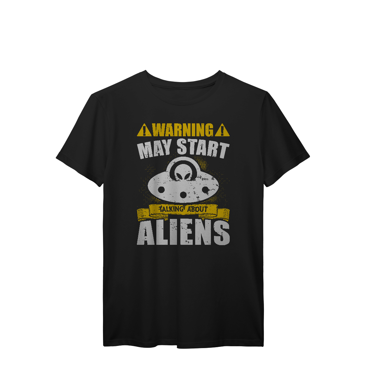 Camisa T-Shirt Prime Warning May Start Talking About Aliens