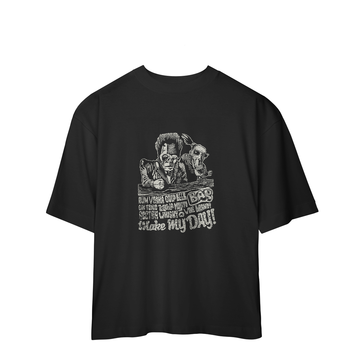 Camiseta Oversized Make My Day