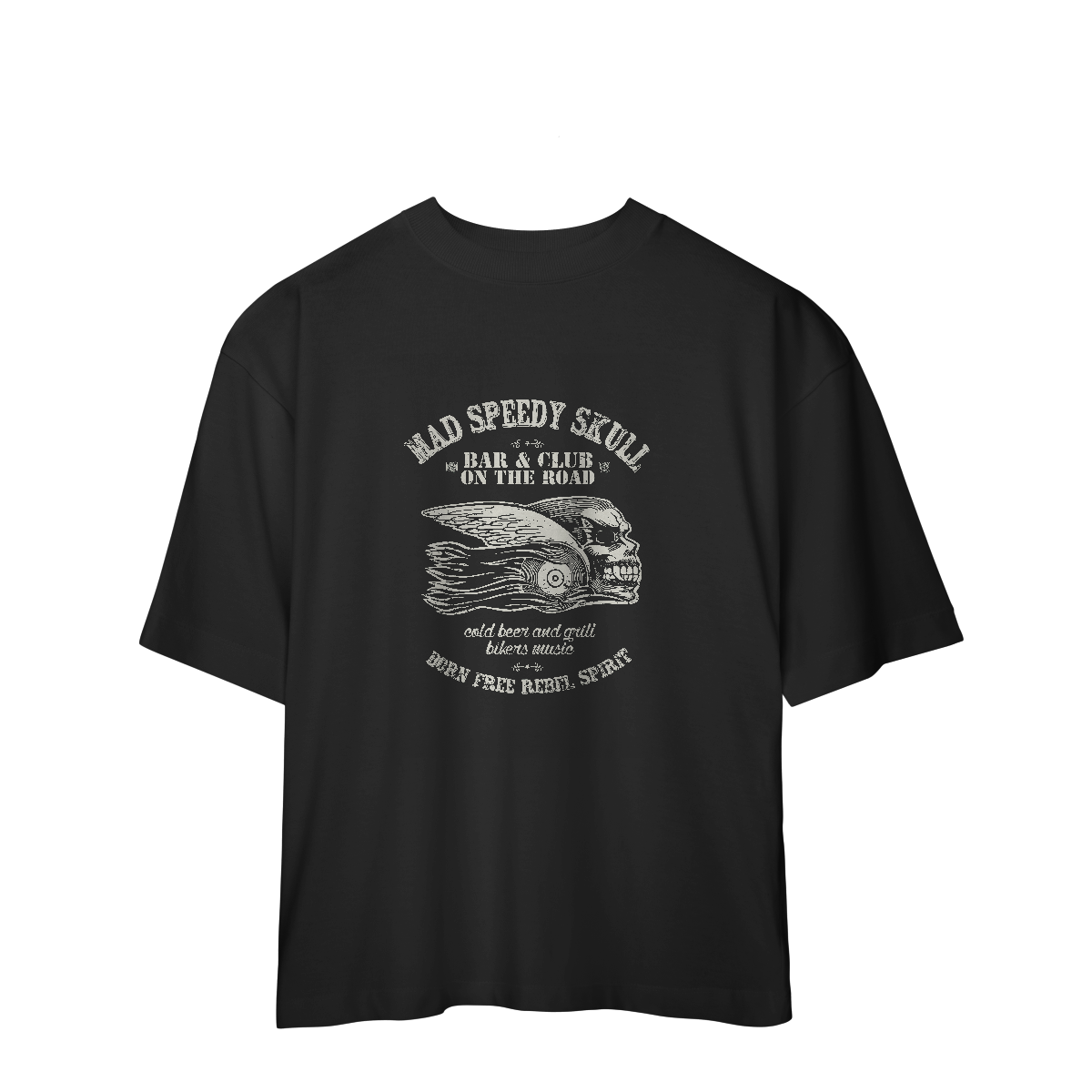 Camiseta Oversized Max Speedy Skull