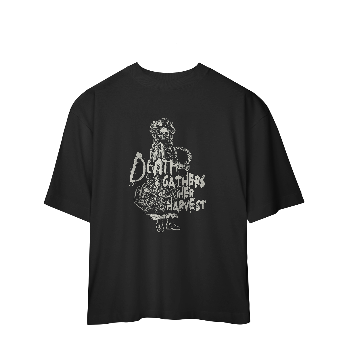 Camiseta Oversized Death Gangster her harvest