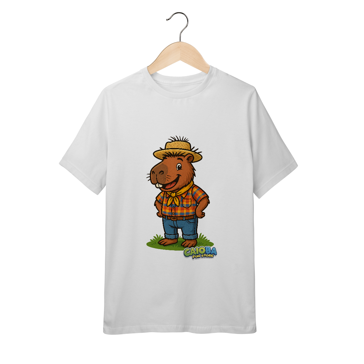 Camiseta Capivara caipira menino - juvenil