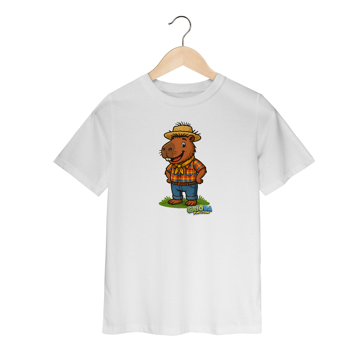 Camiseta Capivara caipira menino - infantil