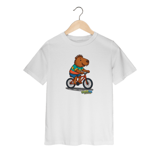 Camiseta Capivara Bike menino - infantil