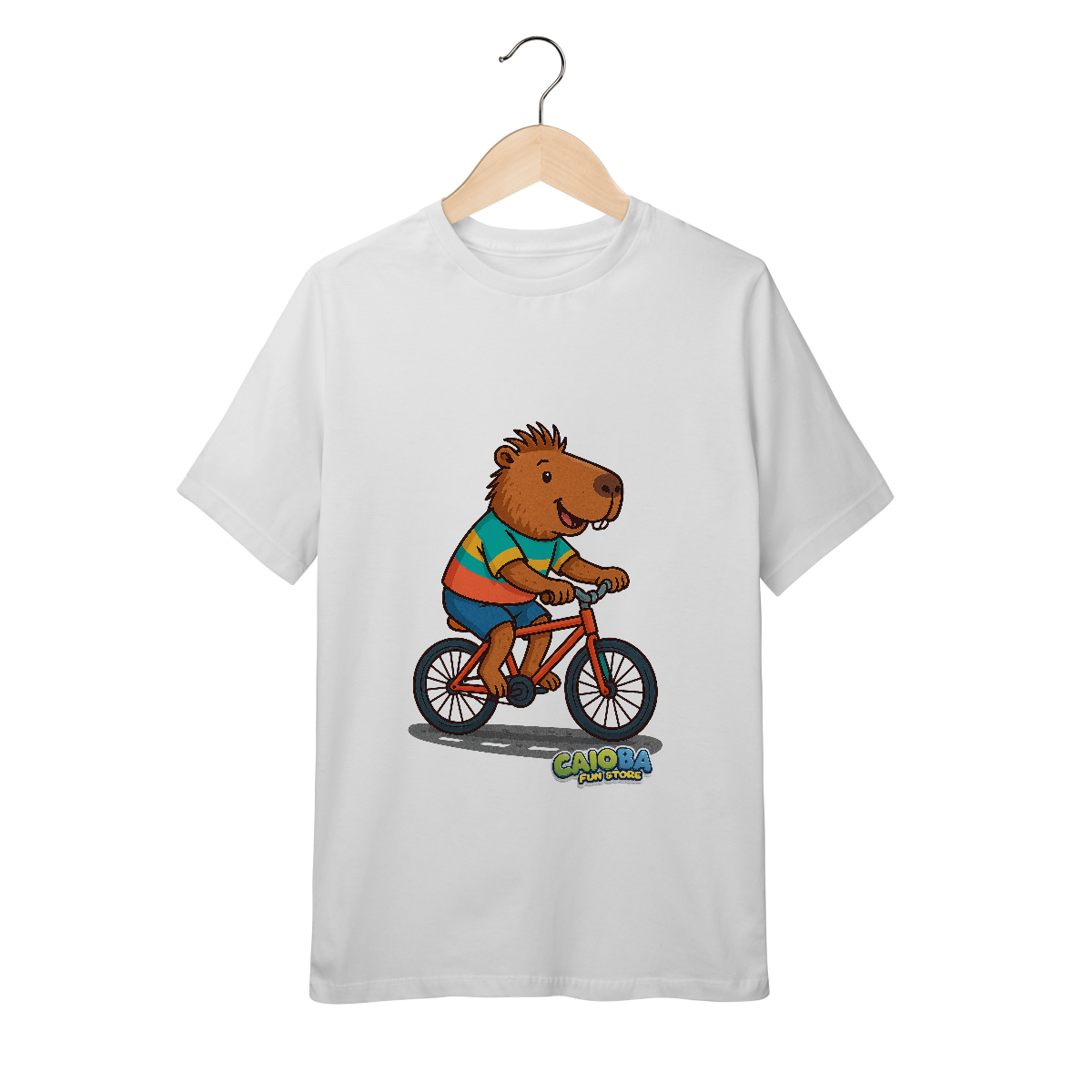 Camiseta Capivara Bike menino - juvenil