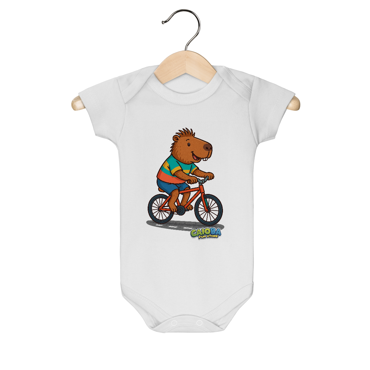 Body Infantil Capivara Bike menino