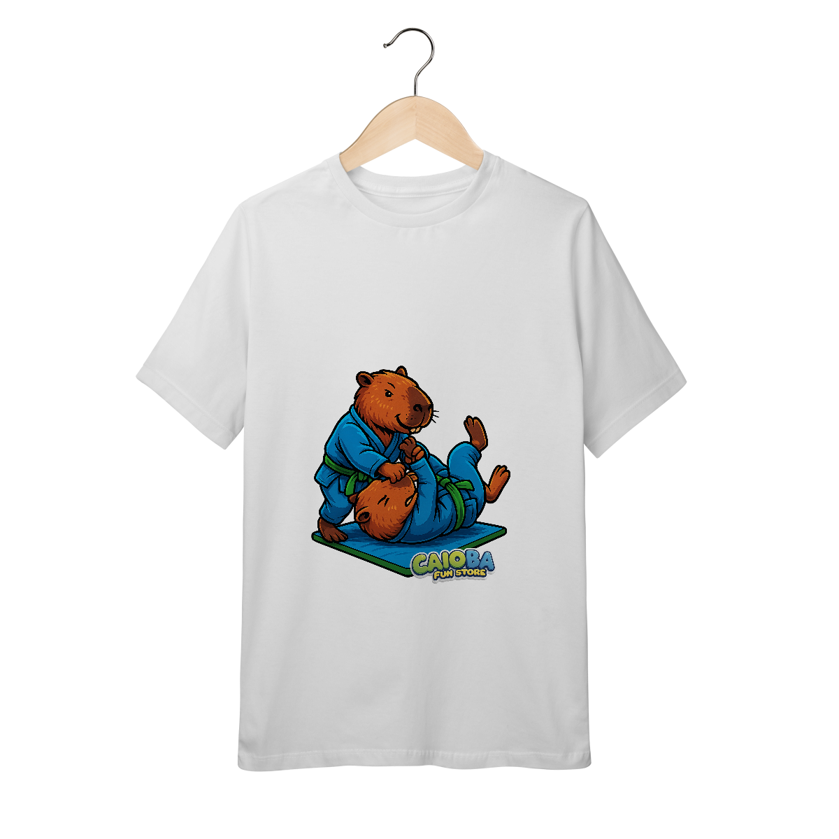 Camiseta Capivara Lutando Jiu-Jitsu menino - juvenil