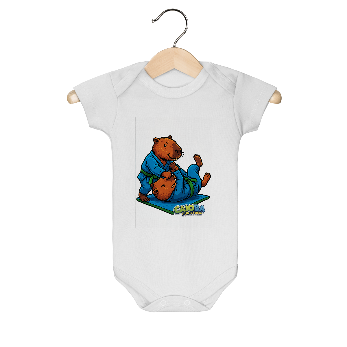 Body Infantil Capivara Lutando Jiu-Jitsu menino