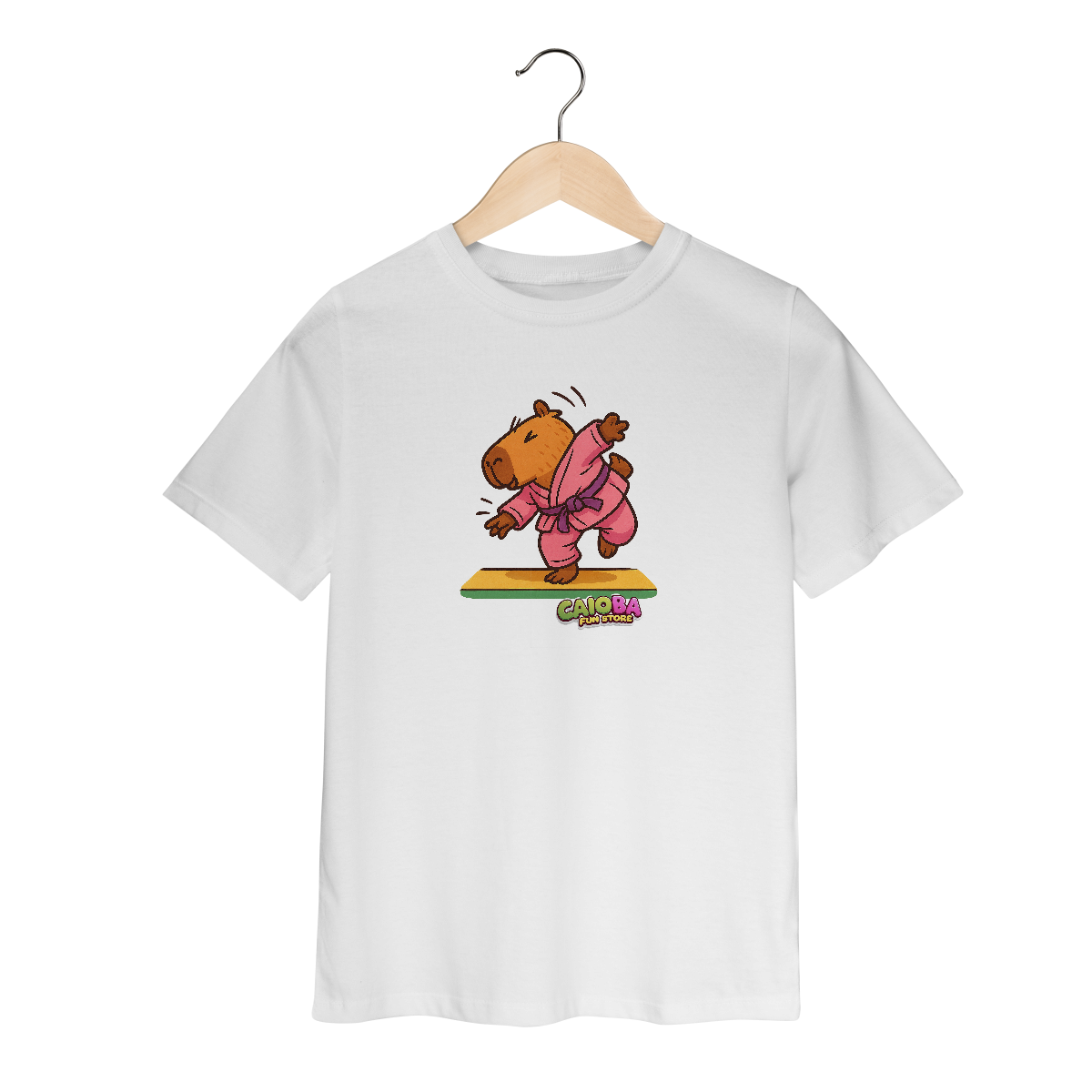 Camiseta Capivara Judoca menina - infantil
