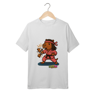 Camiseta Capivara Karateca menina - juvenil