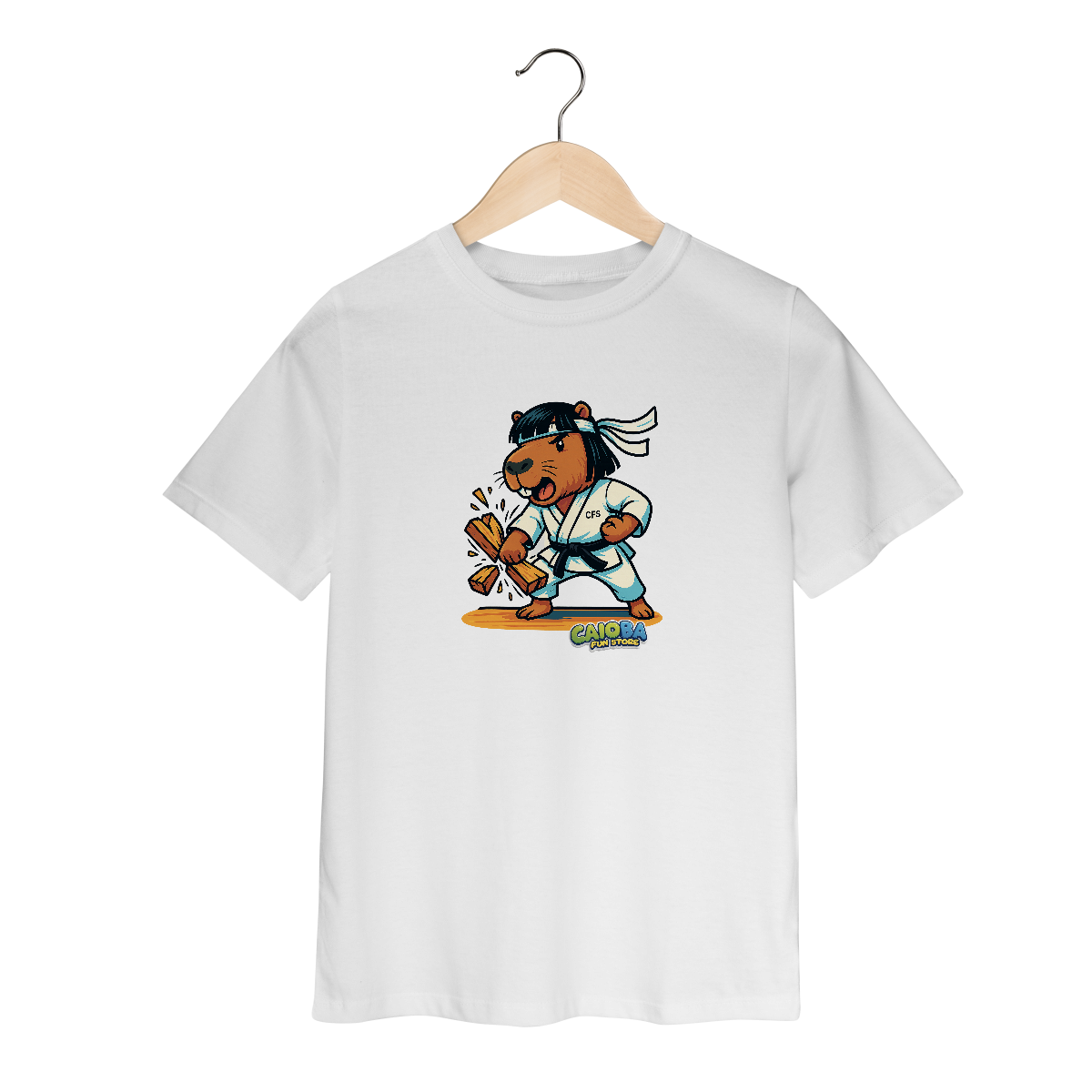 Camiseta Capivara Karateca menino - infantil