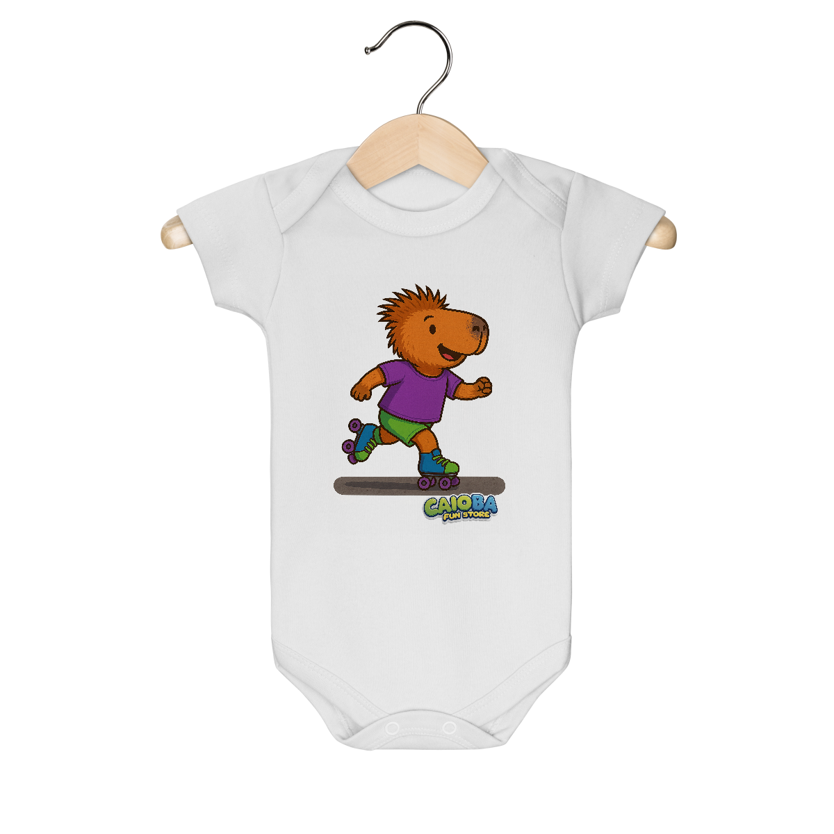 Body Infantil Capivara de Patins menino