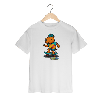 Camiseta Capivara de Skate menino - infantil