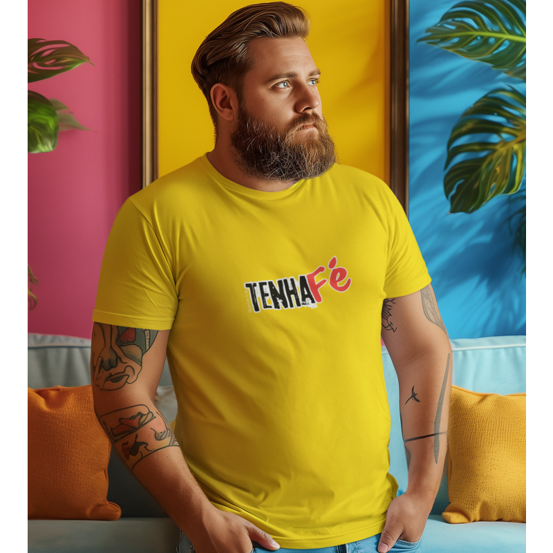 Camiseta T-Shirt Quality Tenha Fé