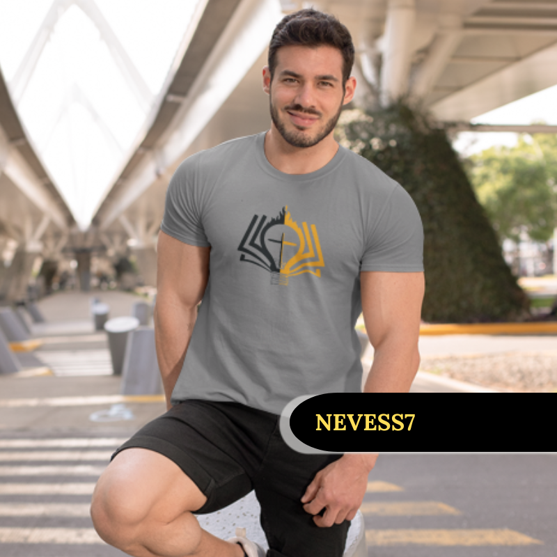 Camiseta T-Shirt Quality Marca Preta e Amarelo