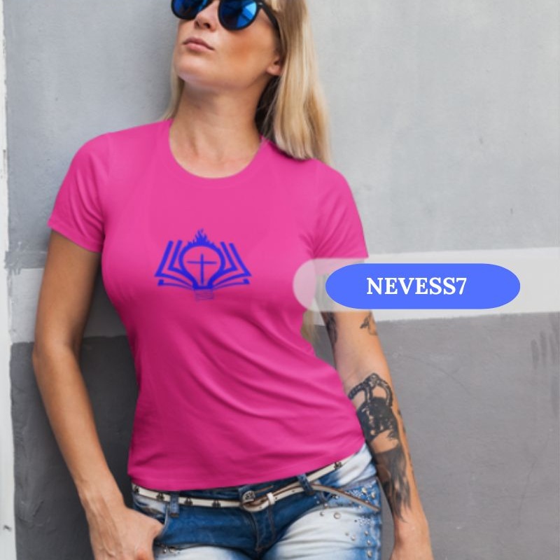 Camiseta T-Shirt Quality Marca Azul