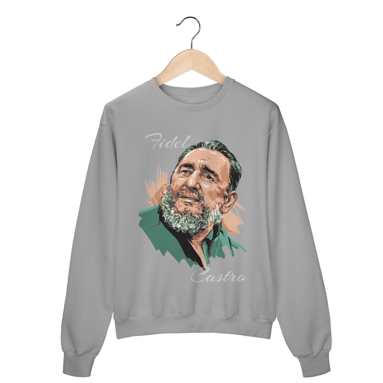 Nome do produto: Moletom Fidel Castro – A revolução veste resistência