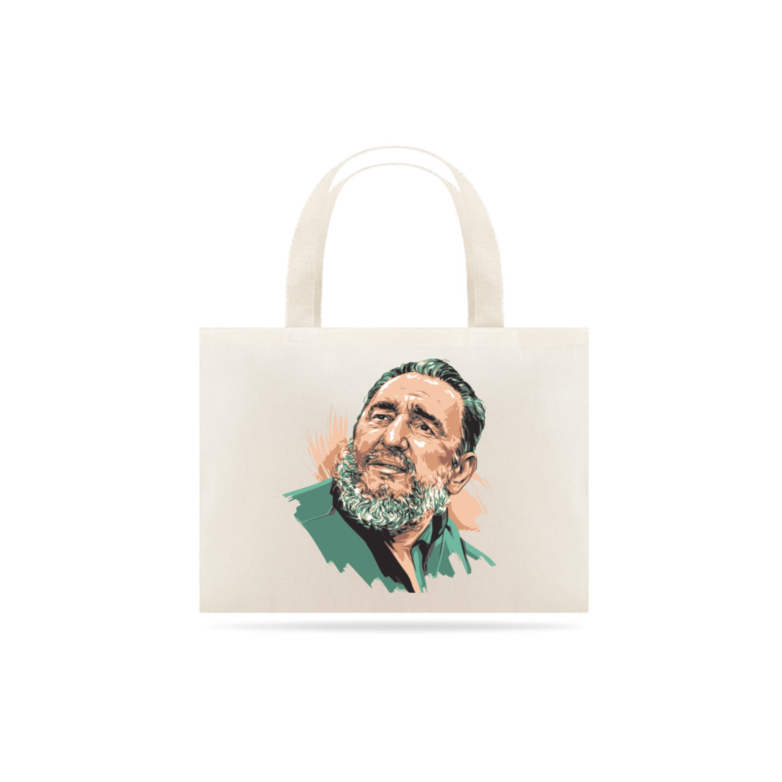 Nome do produto: EcoBag Fidel Castro – Carregue Ideias, Não Ilusões
