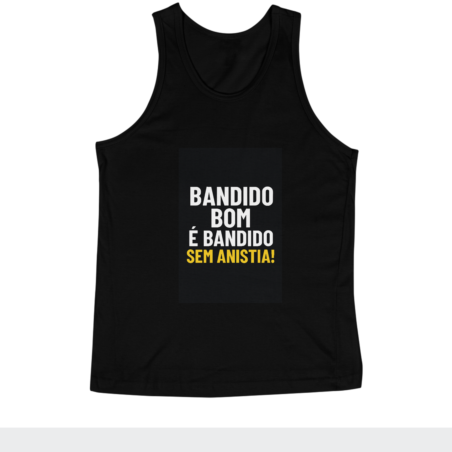 Nome do produto: Regata – Anistia é o Caralho