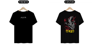 Camiseta Lobo Alfa – Força e Liderança