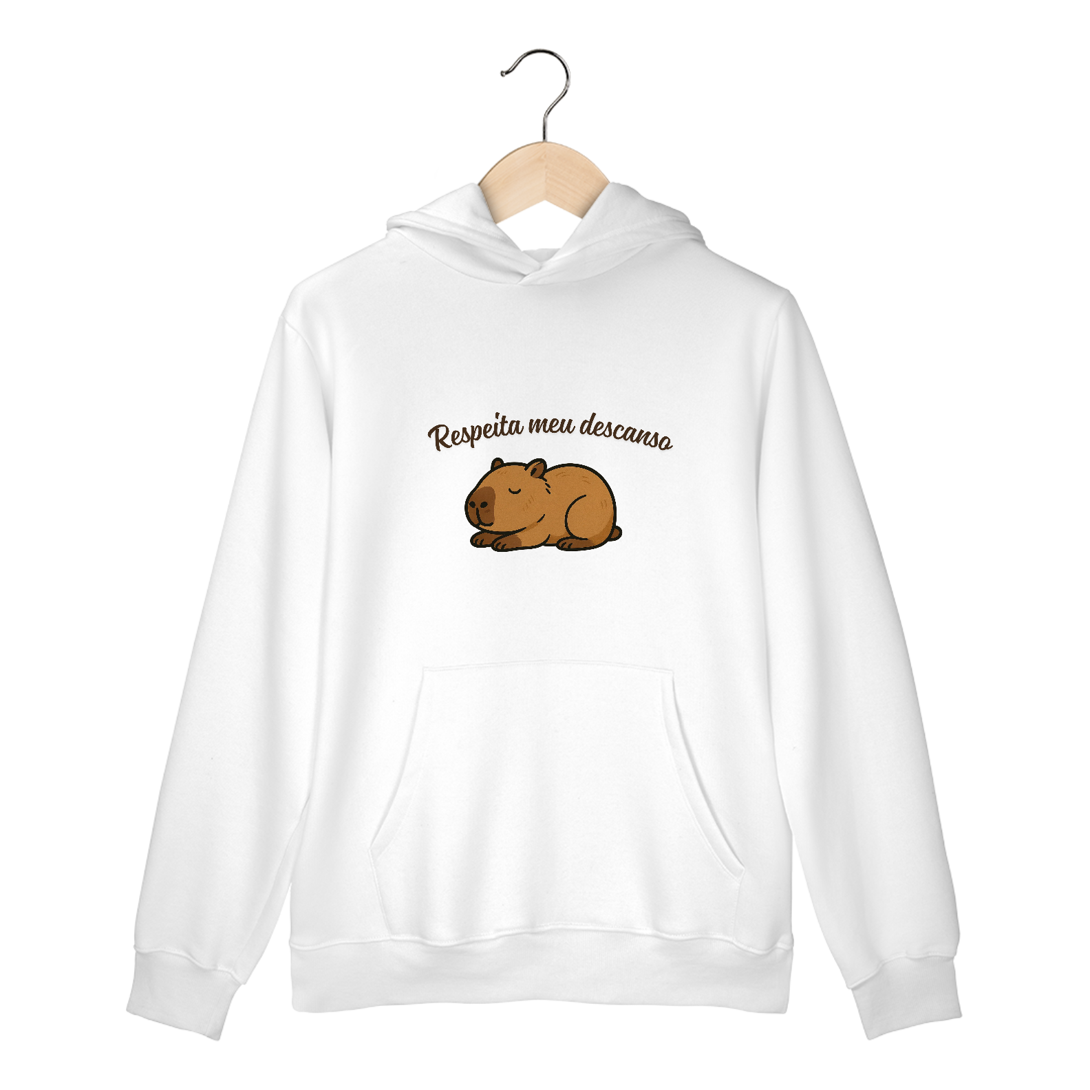 Moletom Canguru Respeita Meu Descanso
