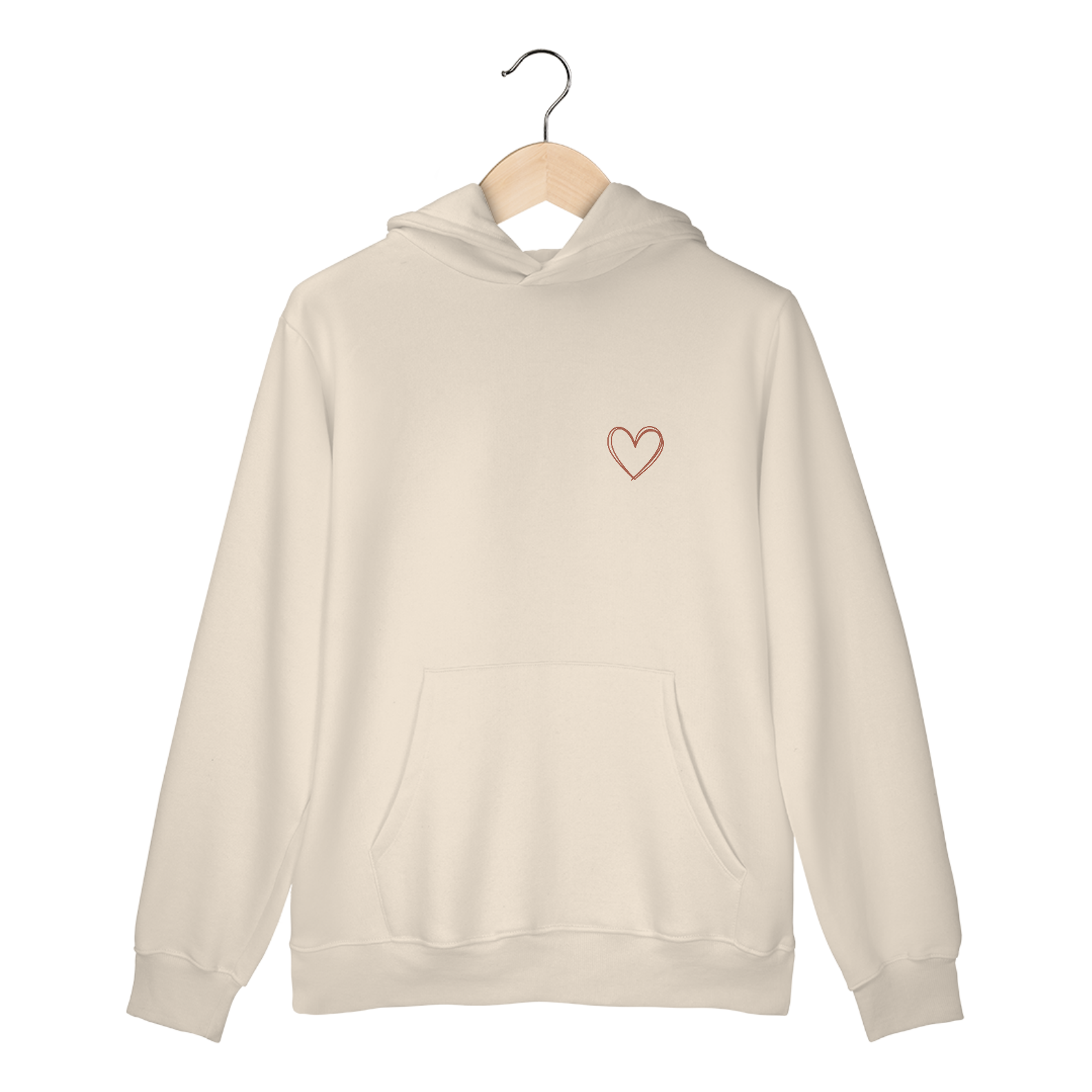 Moletom Canguru Coração