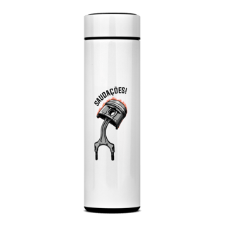 Saudações da Biela - Garrafa Térmica - STT002