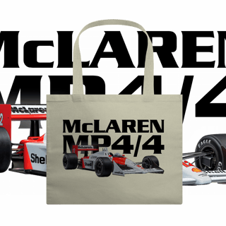 Ecobag Grande - MP4/4 Ayrton Senna - STT012