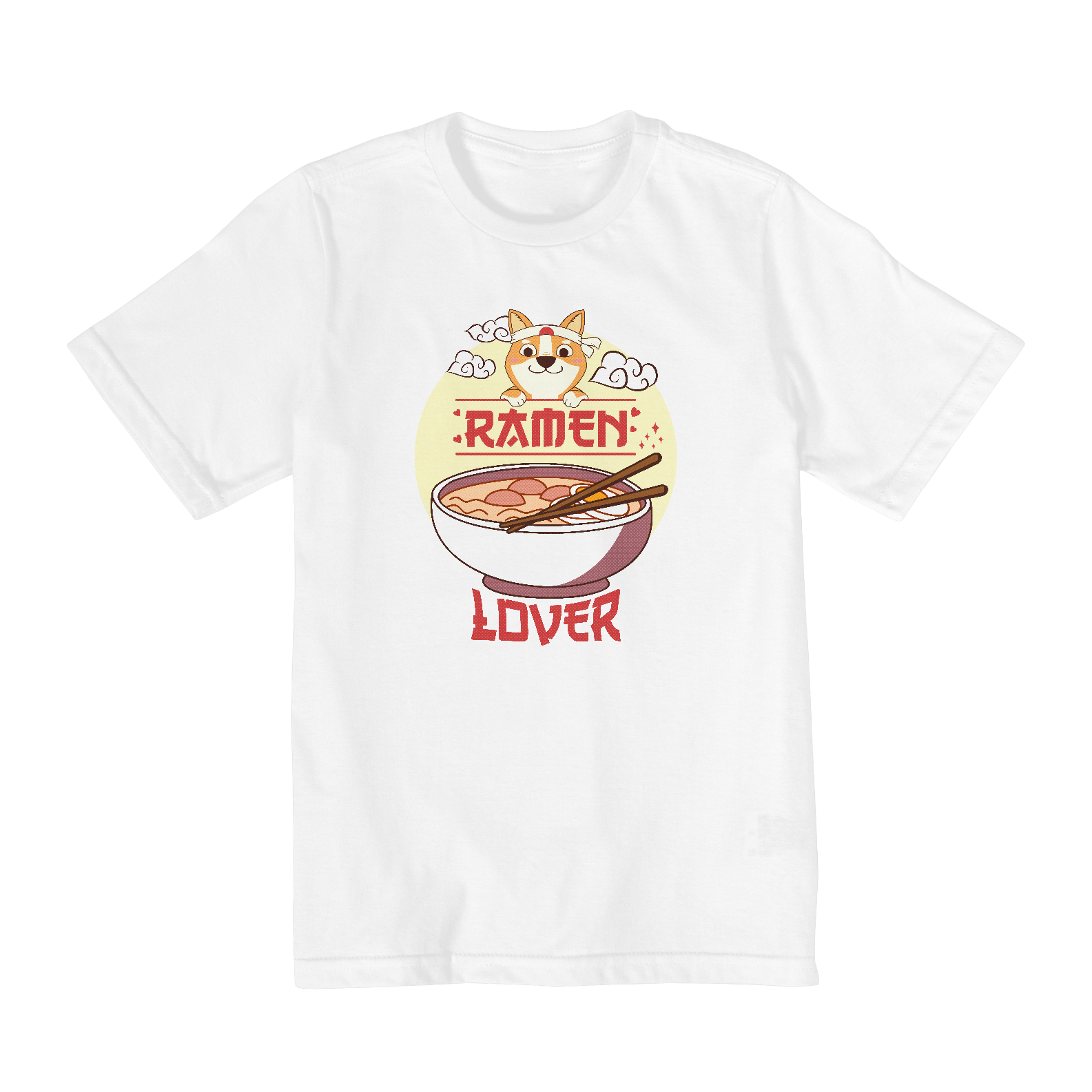 Nome do produto: Camiseta Infantil Dog Ramen