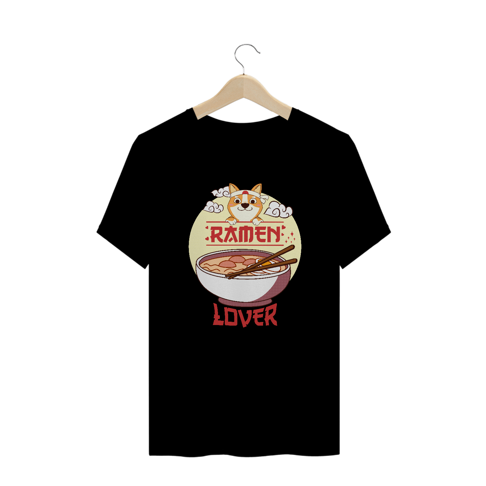 Nome do produto: T-Shirt Eu Amo Ramen