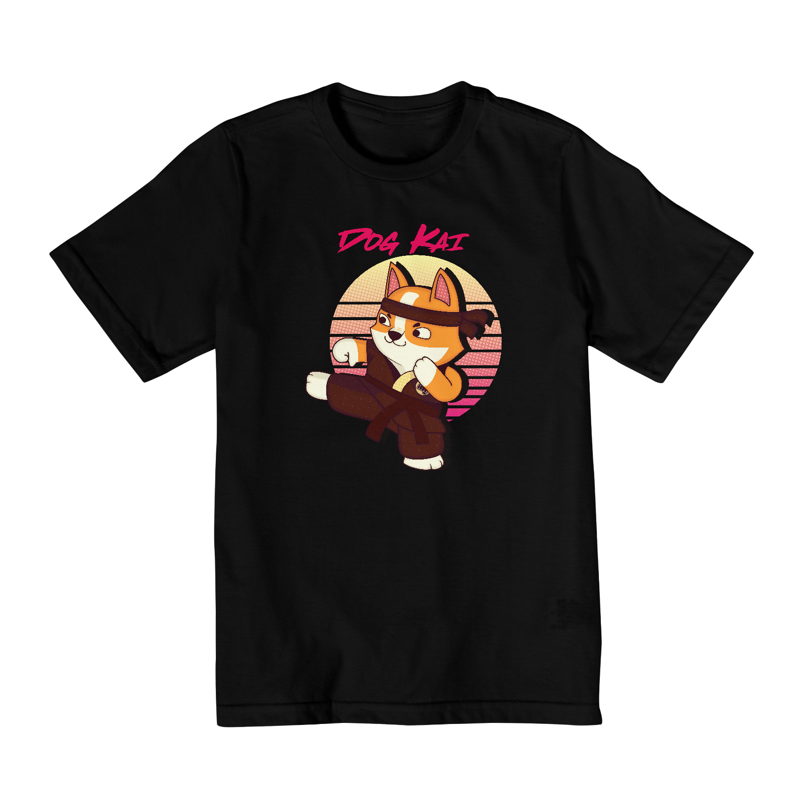 Nome do produto: Camiseta Infantil Cobra Kai Dog