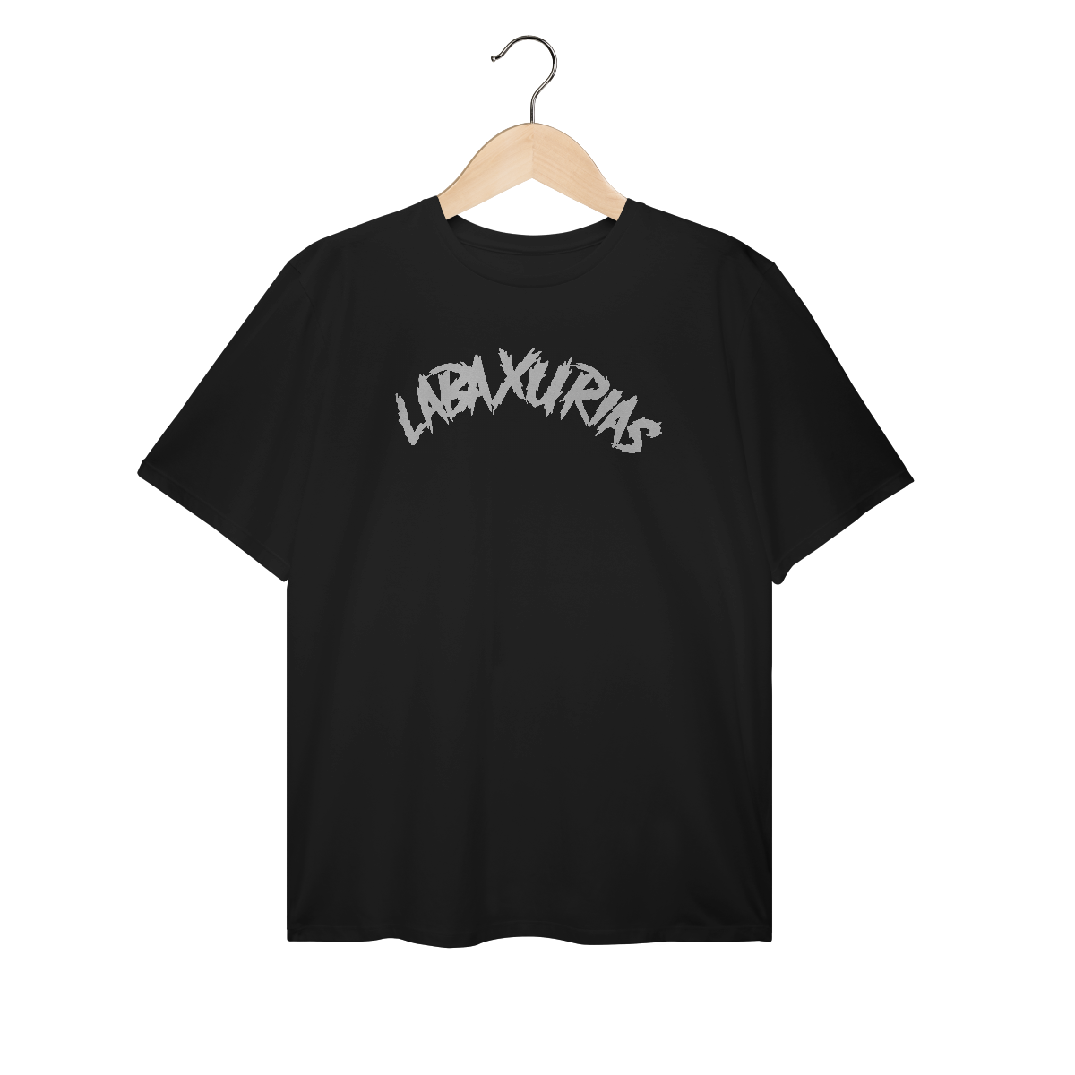 Camiseta Plus Size Logo Labaxurias Grande Centralizado