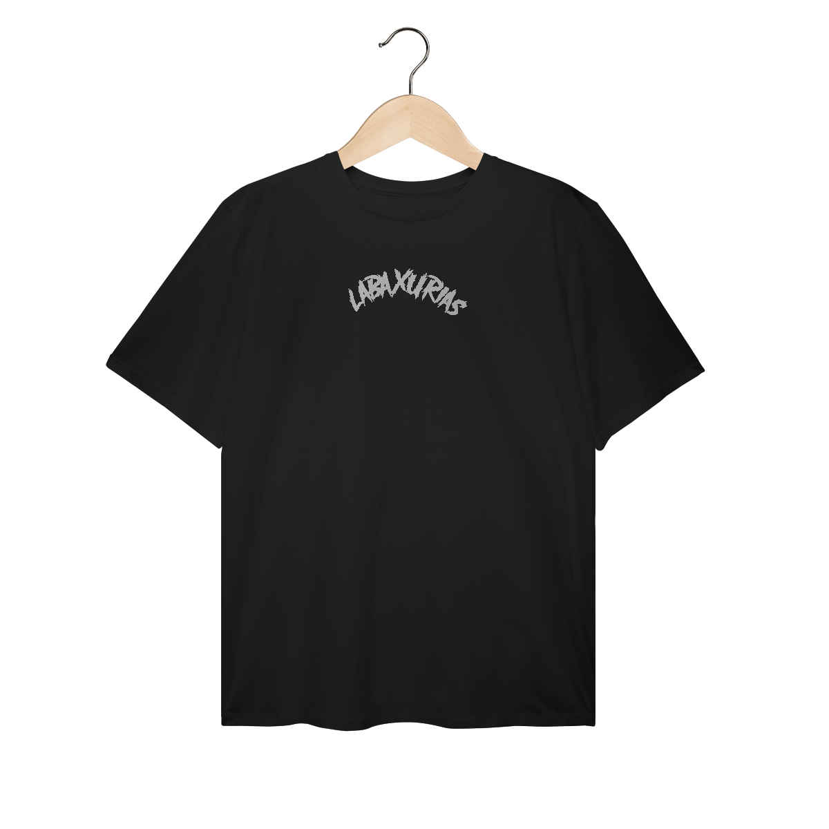 Camiseta Plus Size Logo Labaxurias Médio Centralizado