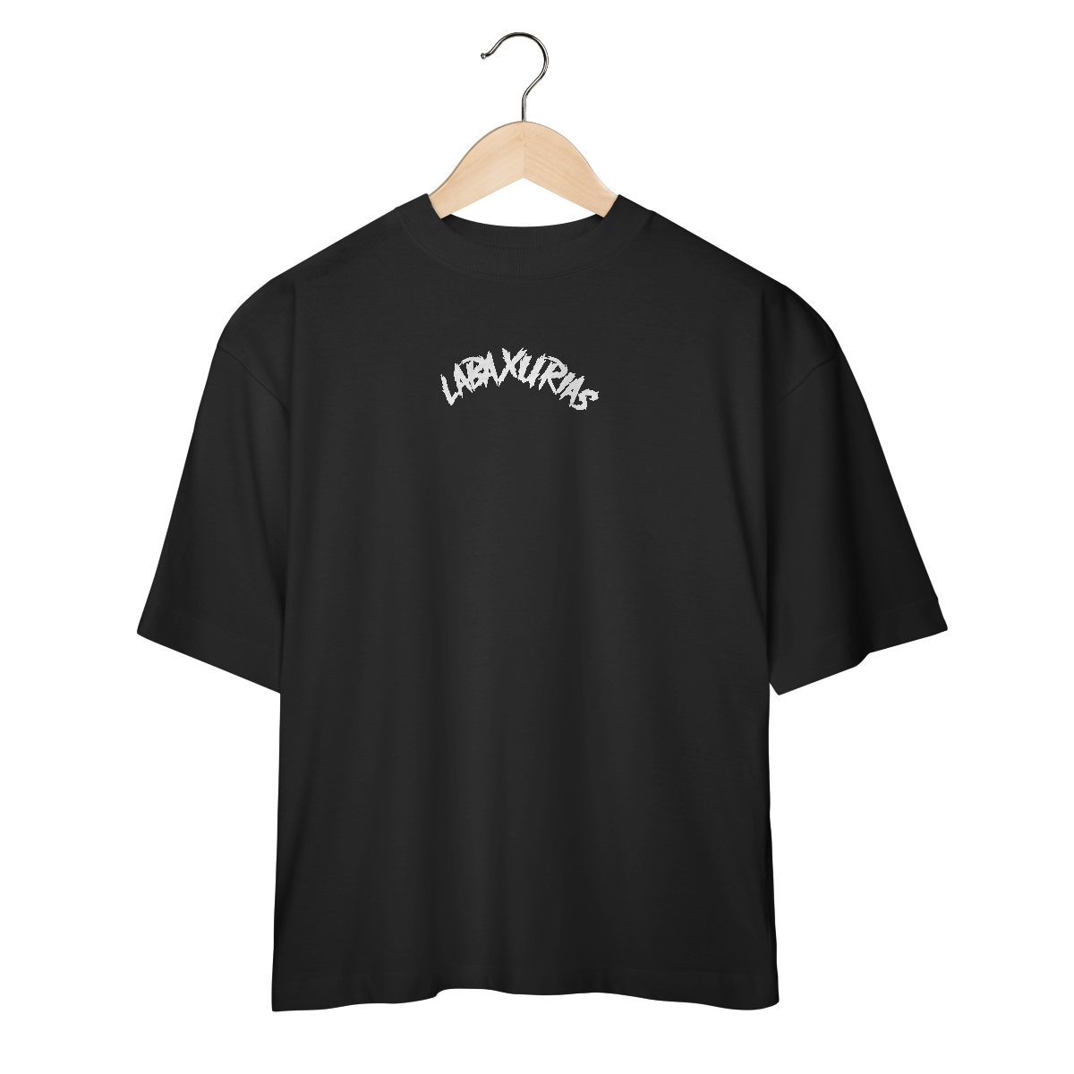 Oversized Logo Labaxurias Médio Centralizado