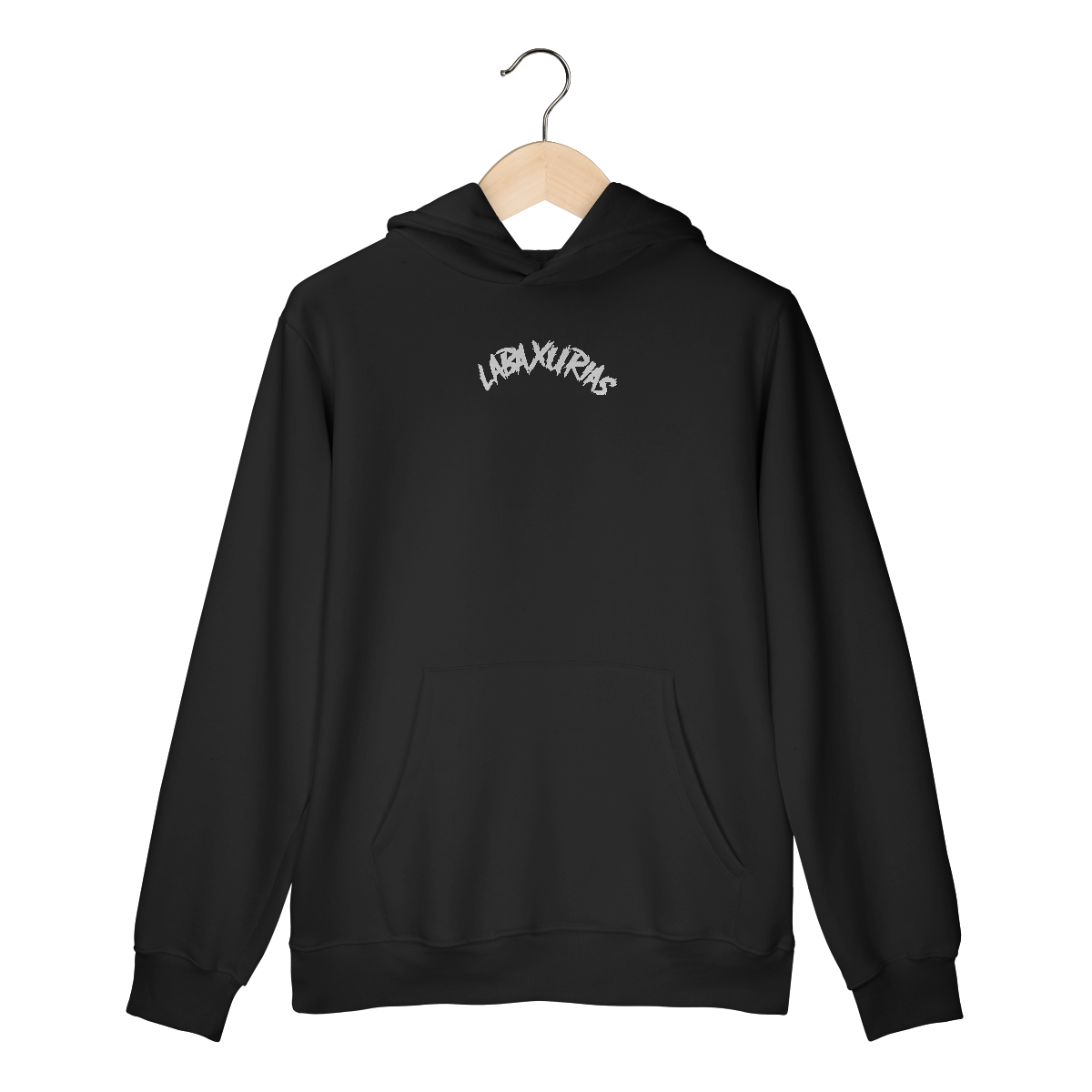 Moletom Canguru Logo Labaxurias Médio Centralizado