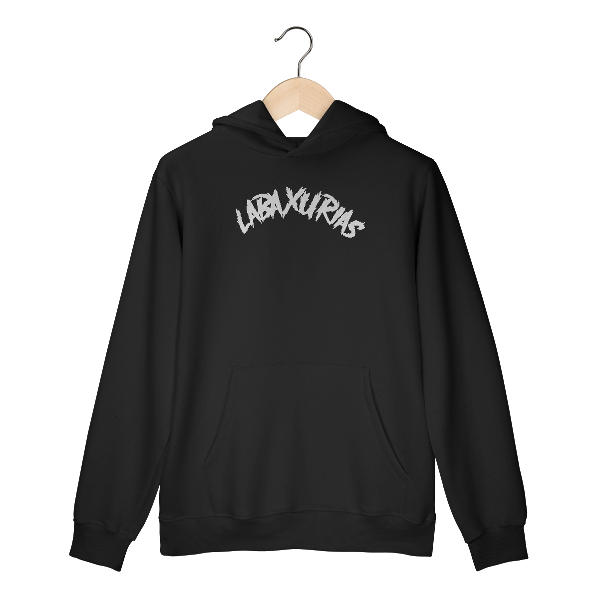 Moletom Canguru Logo Labaxurias Grande Centralizado