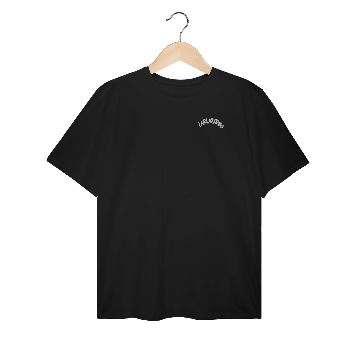 Camiseta Plus Size Logo Labaxurias Pequeno Lateralizado