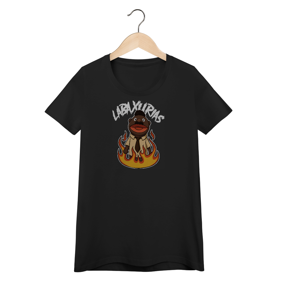 Baby Look Pr. Machado Médio Centralizado