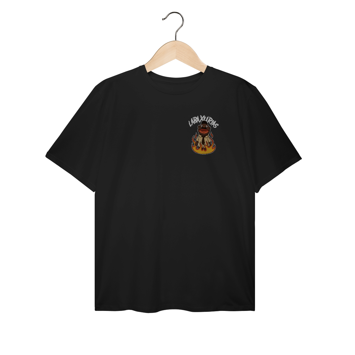 Camiseta Plus Size Pr. Machado Pequeno Lateralizado