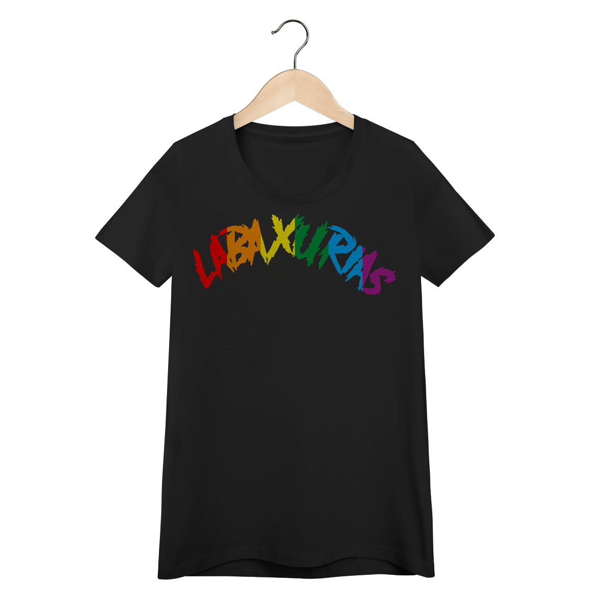 Baby Look Logo Labaxurias Orgulho Grande Centralizado