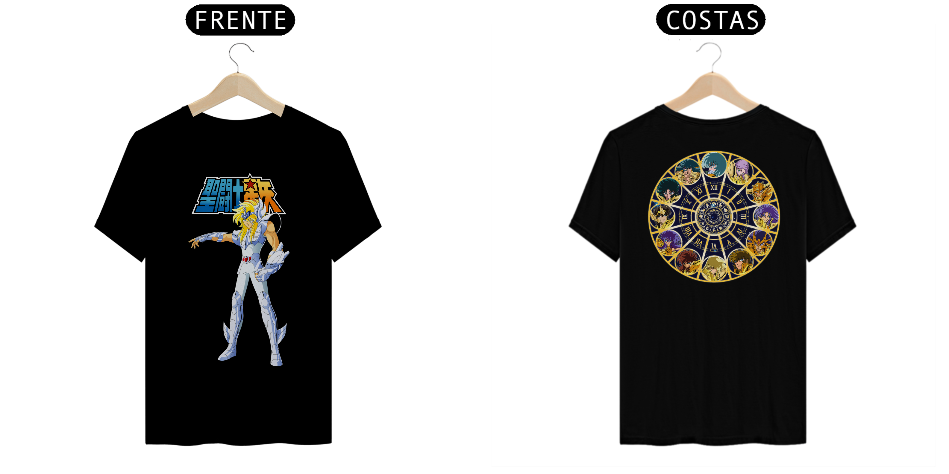 Bronze Boy Hyoga Relógio 12 Casas V2