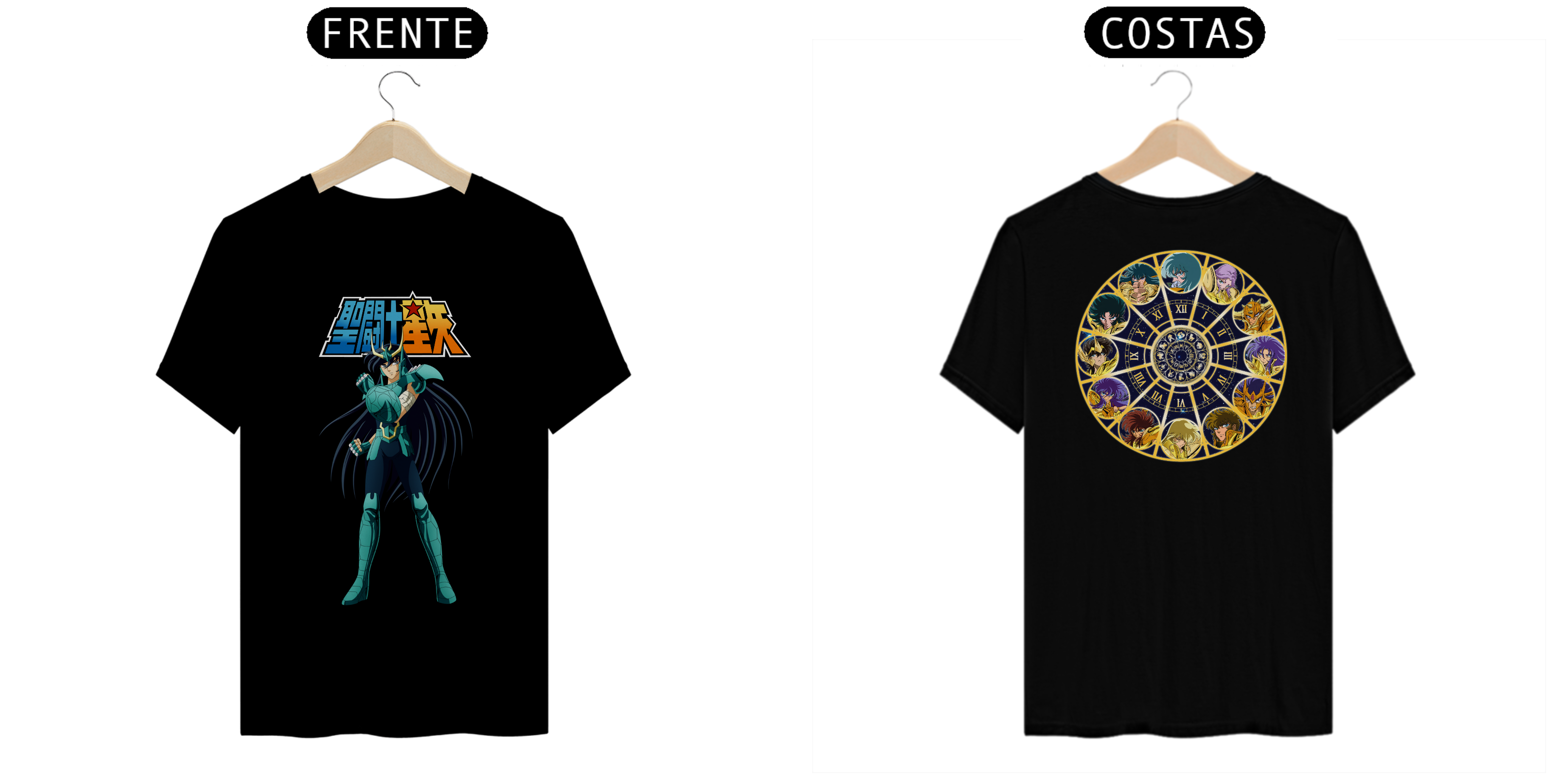 Bronze Boy Shiryu Relógio 12 Casas V2